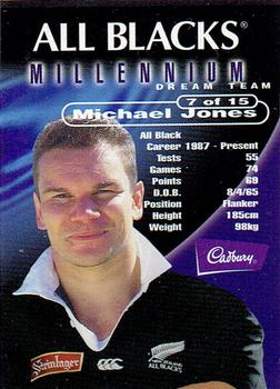 1999 Cadbury Millennium Dream Team #7 Michael Jones Front